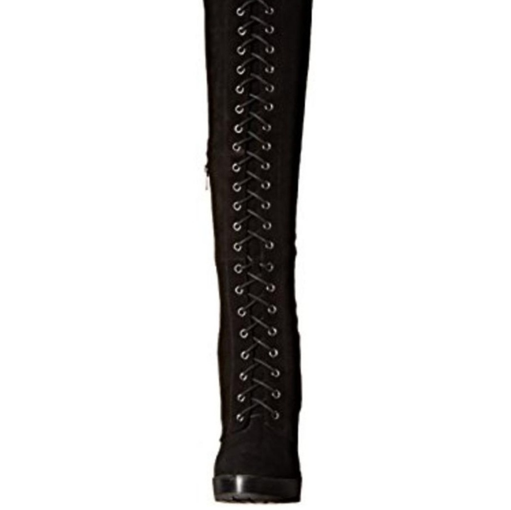 Aldo over the knee suede lace up boots